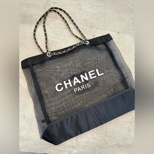 100% authentic Chanel mesh tote/ beach bag - VIP GIFT